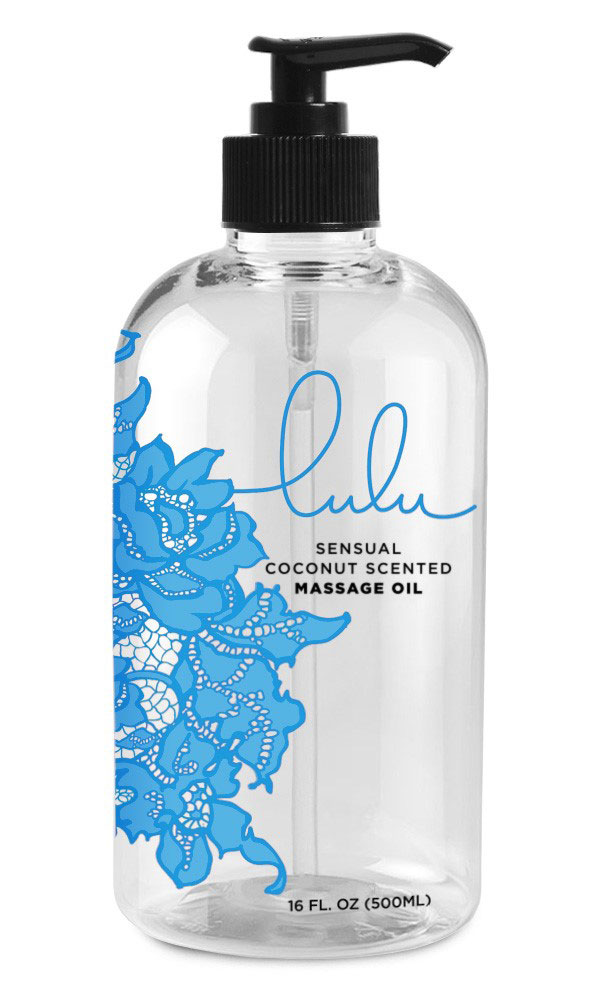 Lulu sensual coconut scented massage oil