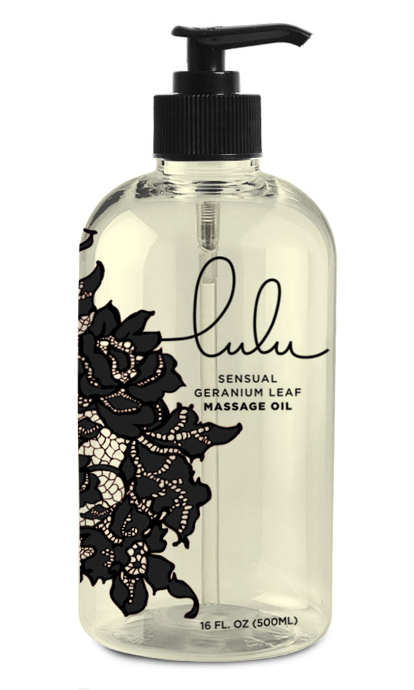 Lulu sensual geranium leaf massage oil