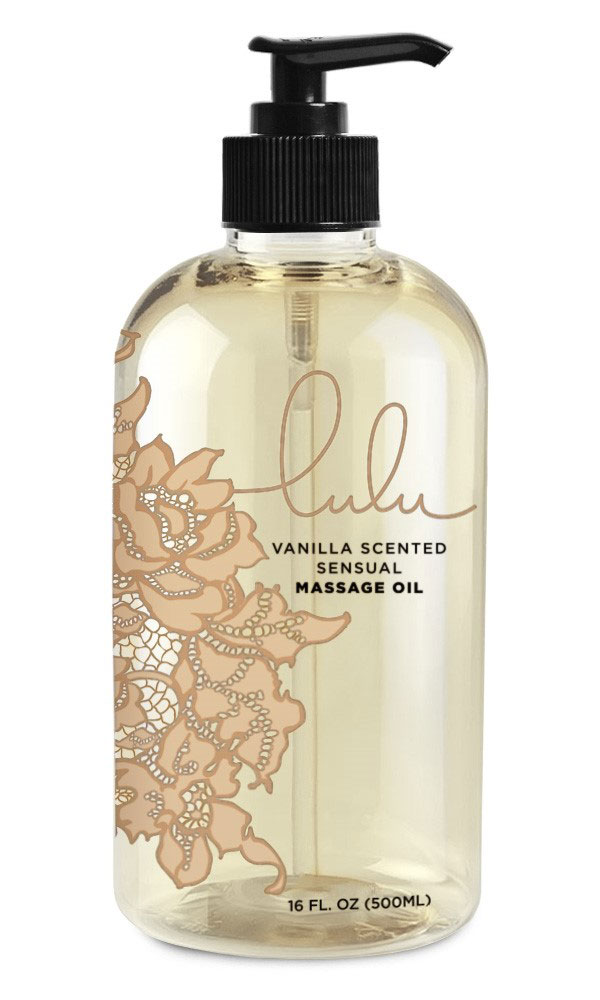 Lulu sensual vanilla scented massage oil